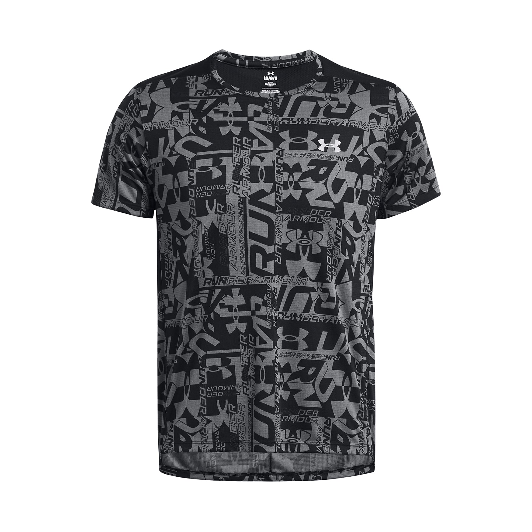 Under Armour Launch Printed Tee (Black)