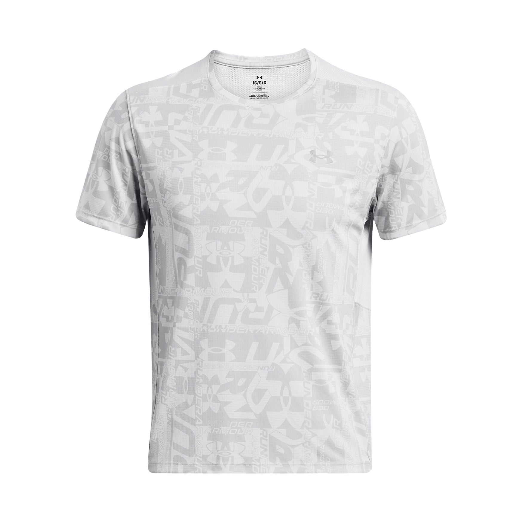 Under Armour Launch Printed Tee (Halo Grey)